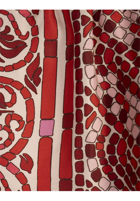 Cobra Placée Red in Silk Twill Palazzo Pants  LA DOUBLE J | TRO0026-SIL006COB01RE01